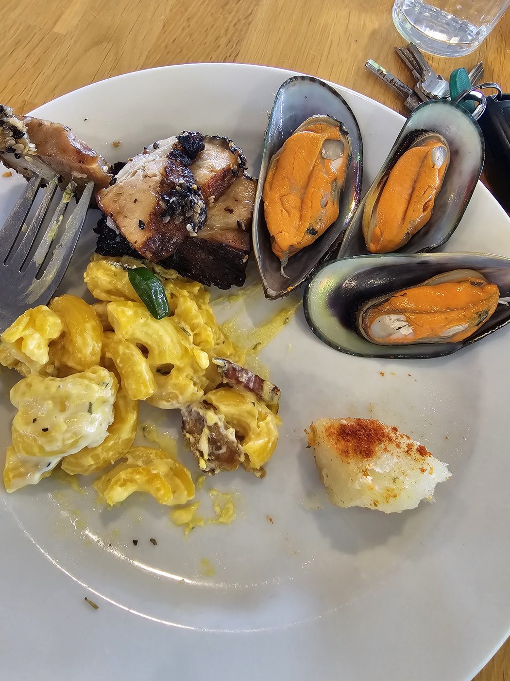 A close look at the food